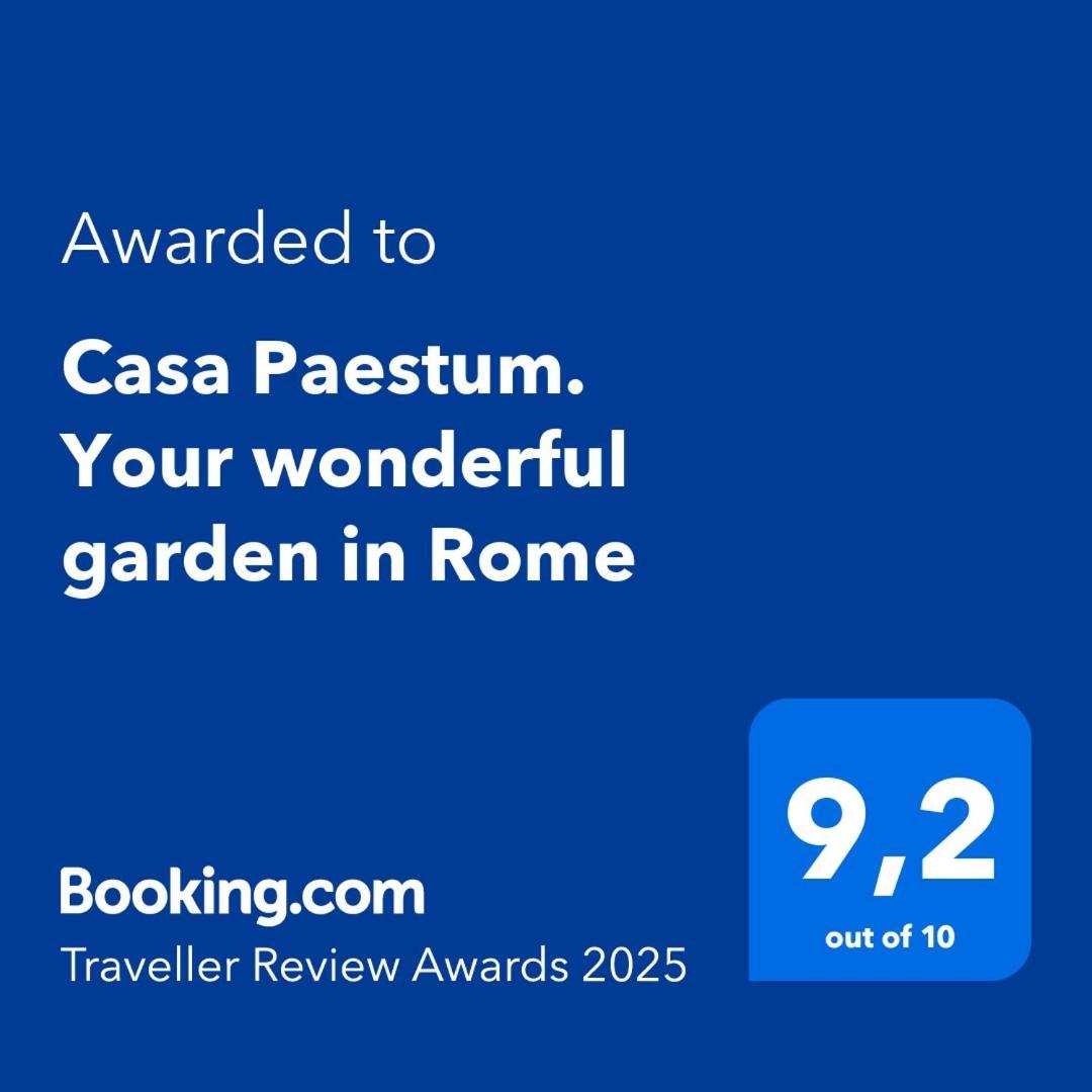 Casa Paestum. Your Wonderful Garden In Rome Roma Exterior foto
